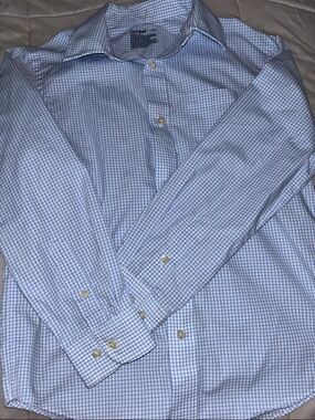 Classic Boys Light Blue Check Dress Shirt